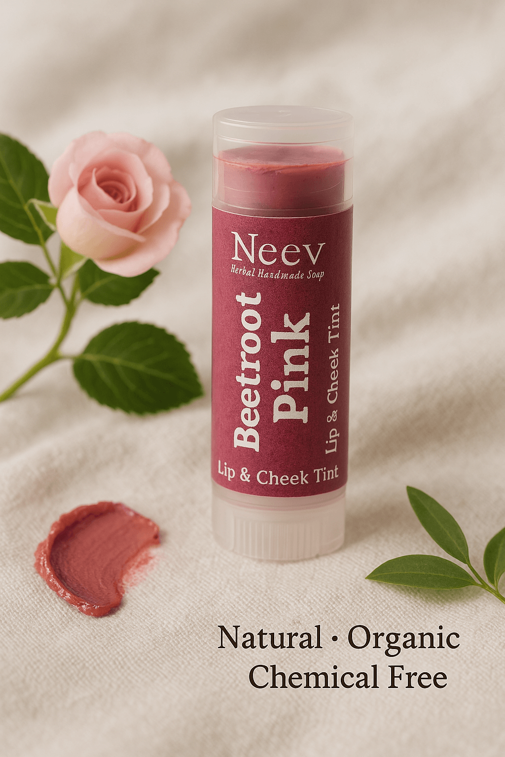 ZERO CHEMICAL LIP & CHEEK TINT BEETROOT PINK