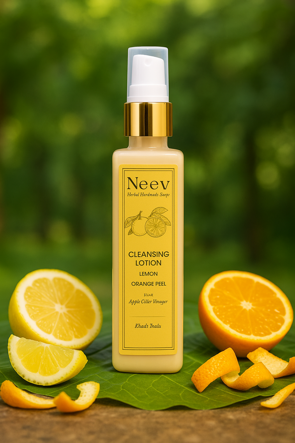 CLEANSING LOTION- LEMON & ORANGE PEEL