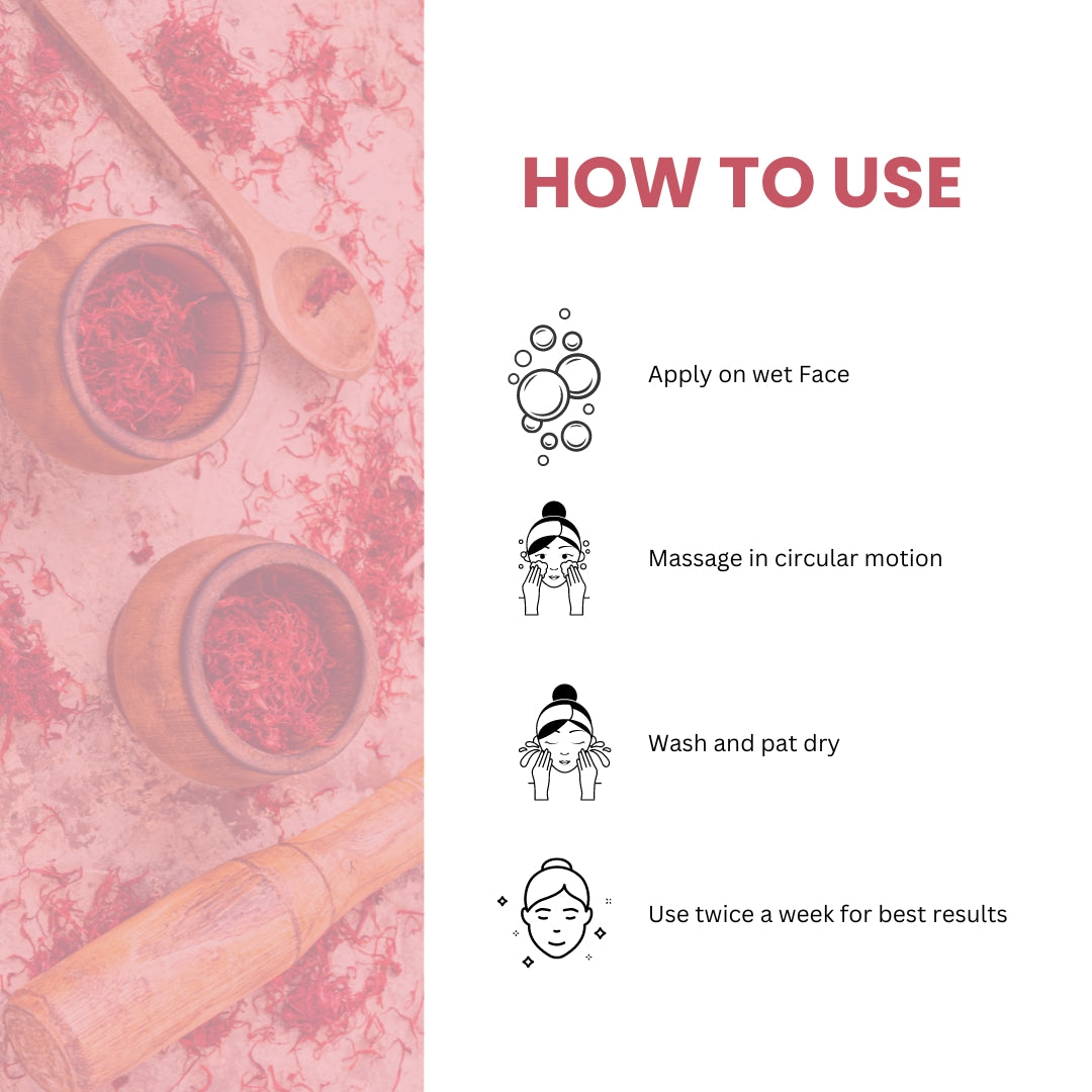 KUMKUMADI FACE SCRUB WITH MASOOR MANJISHTHA