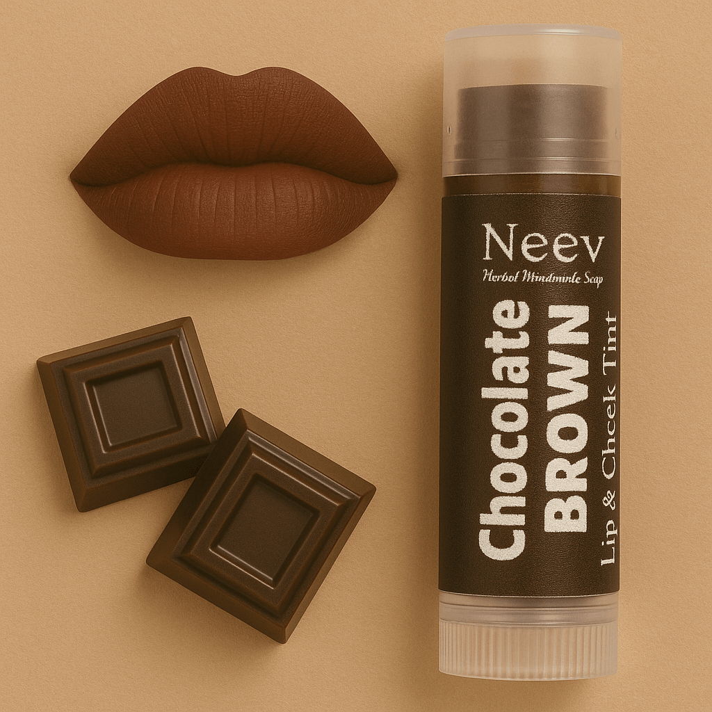 ZERO CEMICAL LIP AND CHEECK TINT- CHOCOLATE BROWN