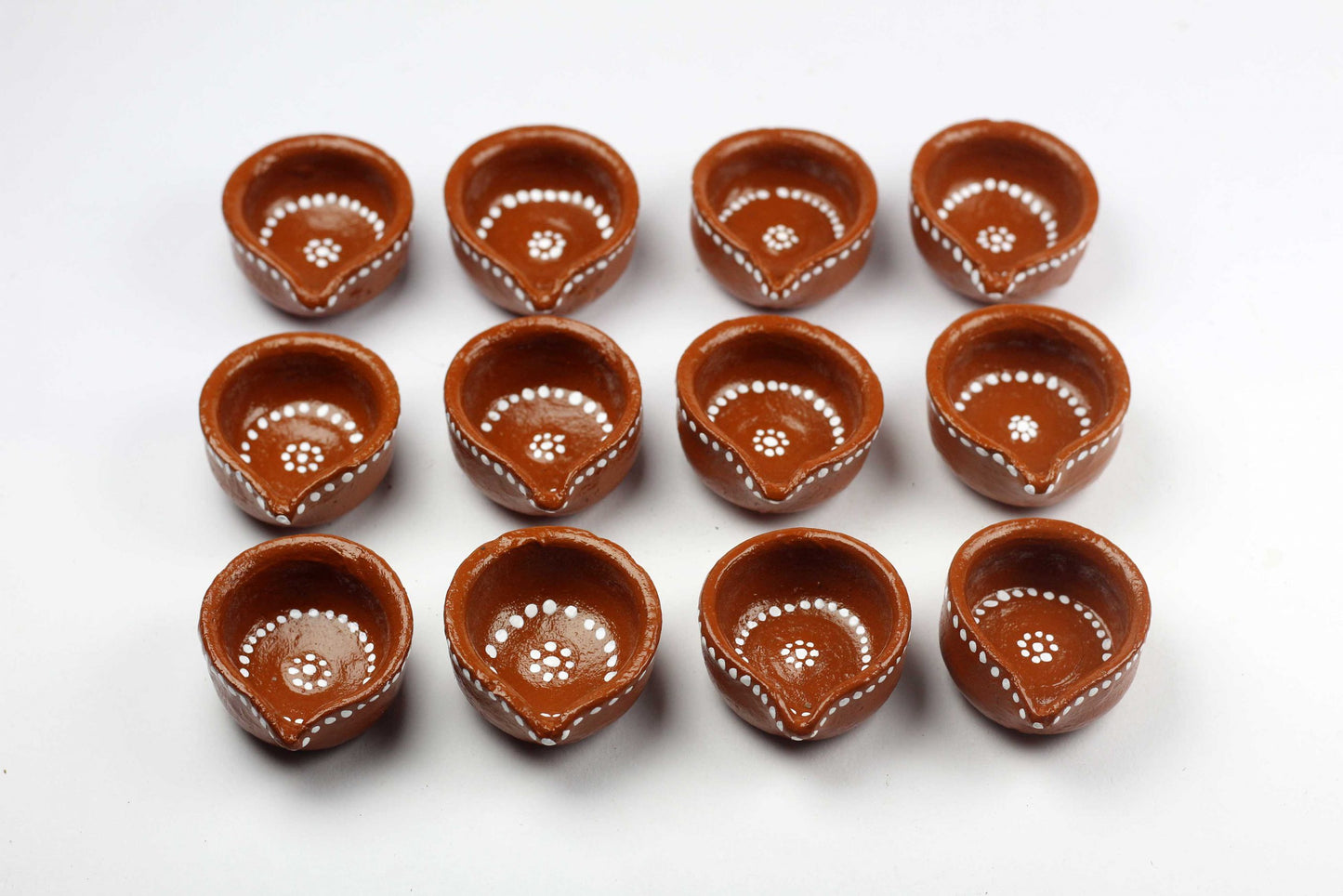 NEEV HAND PAINTED EARTHENWARE DIYAS