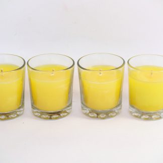 NEEV SET OF 4 SCENTED GLASS CANDLES