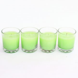 NEEV SET OF 4 SCENTED GLASS CANDLES
