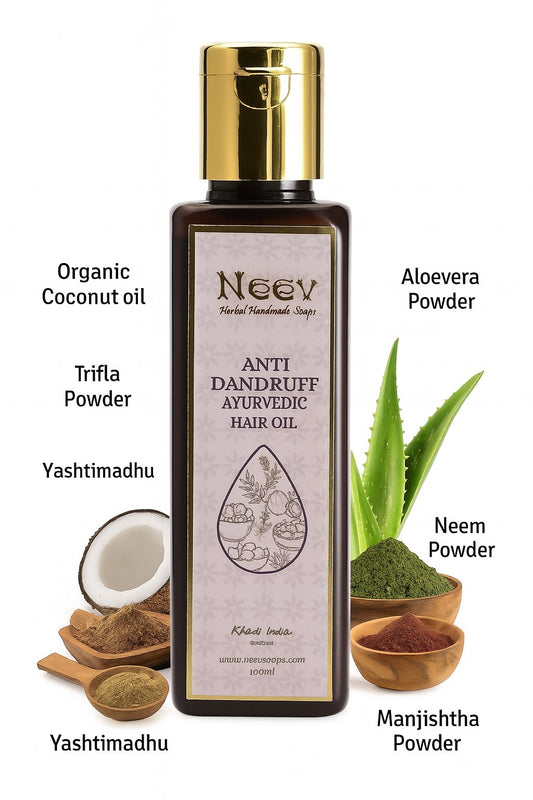 Anti Dandruff Hair Oil Inspired by Ayurveda