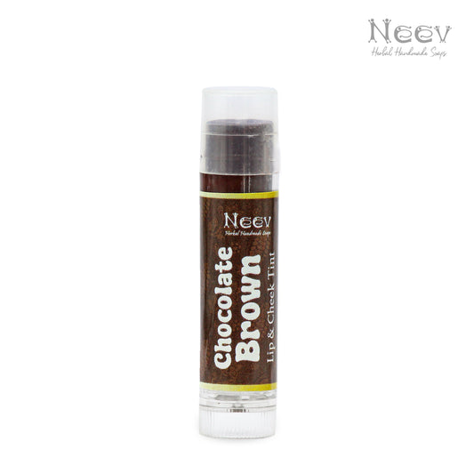 ZERO CEMICAL LIP AND CHEECK TINT- CHOCOLATE BROWN