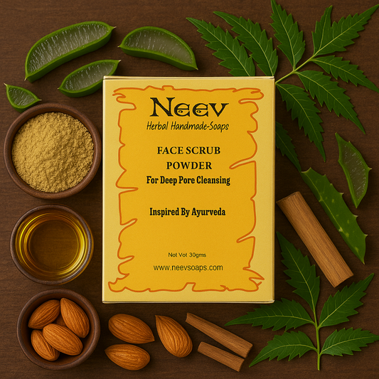 Face Scrub Powder For Deep Pore Cleansing Inspired By Ayurveda
