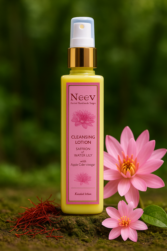 CLEANSING LOTION - SAFFRON & WATER LILY