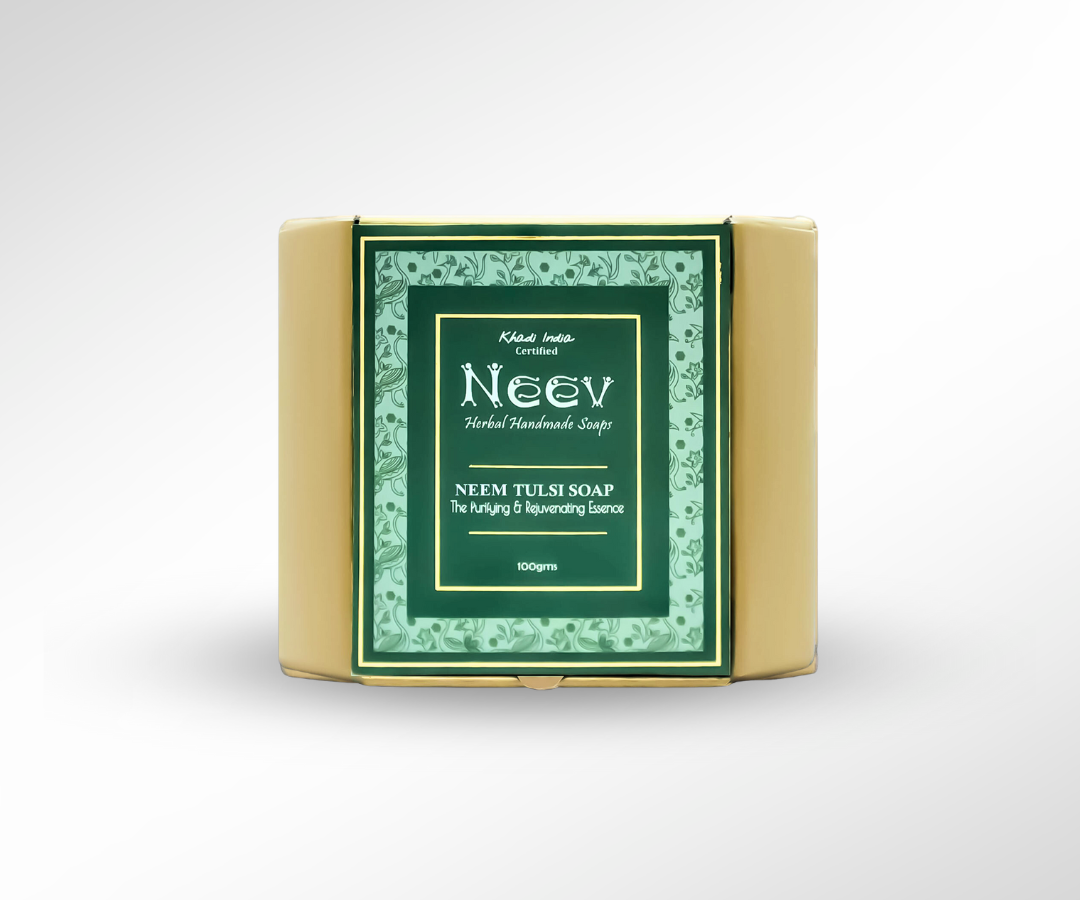 Neem Tulsi Handmade Soap- The purifying and rejuvenating essence