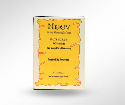 Face Scrub Powder For Deep Pore Cleansing Inspired By Ayurveda