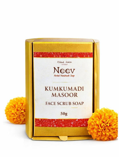 KUMKUMADI MASOOR FACE SCRUB SOAP ( MINI )