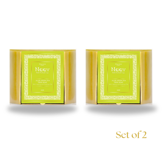 ALOE NEEM TEA TREE SET OF 2 SOAPS