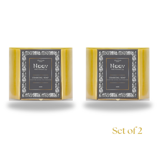 CHARCOAL SOAP SET OF 2