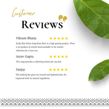 Daily Skin Detox Soap Inspired by Ayurveda
