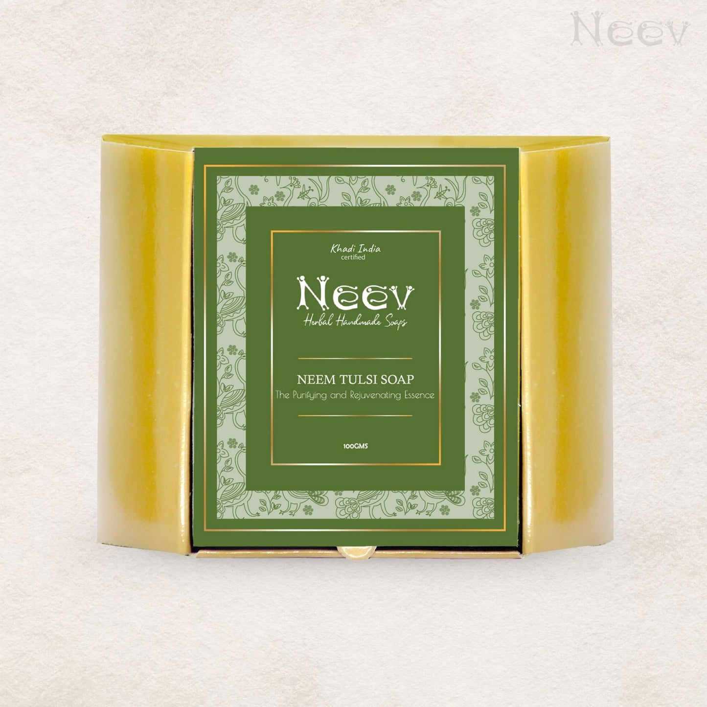 Neem Tulsi Handmade Soap- The purifying and rejuvenating essence
