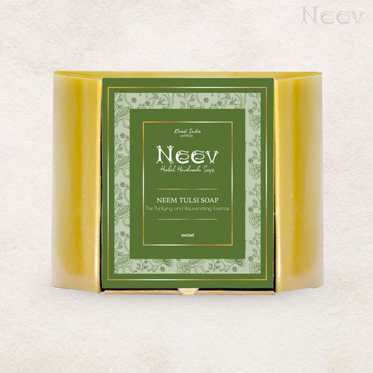 Neem Tulsi Handmade Soap- The purifying and rejuvenating essence