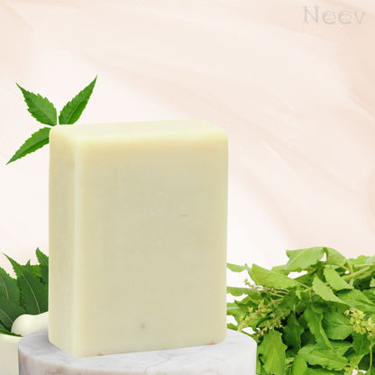 Neem Tulsi Handmade Soap- The purifying and rejuvenating essence