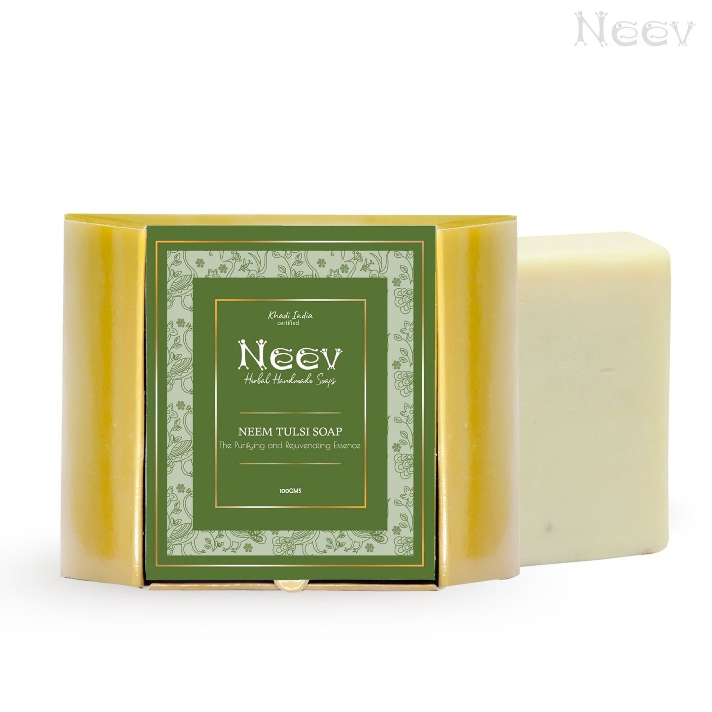 Neem Tulsi Handmade Soap- The purifying and rejuvenating essence