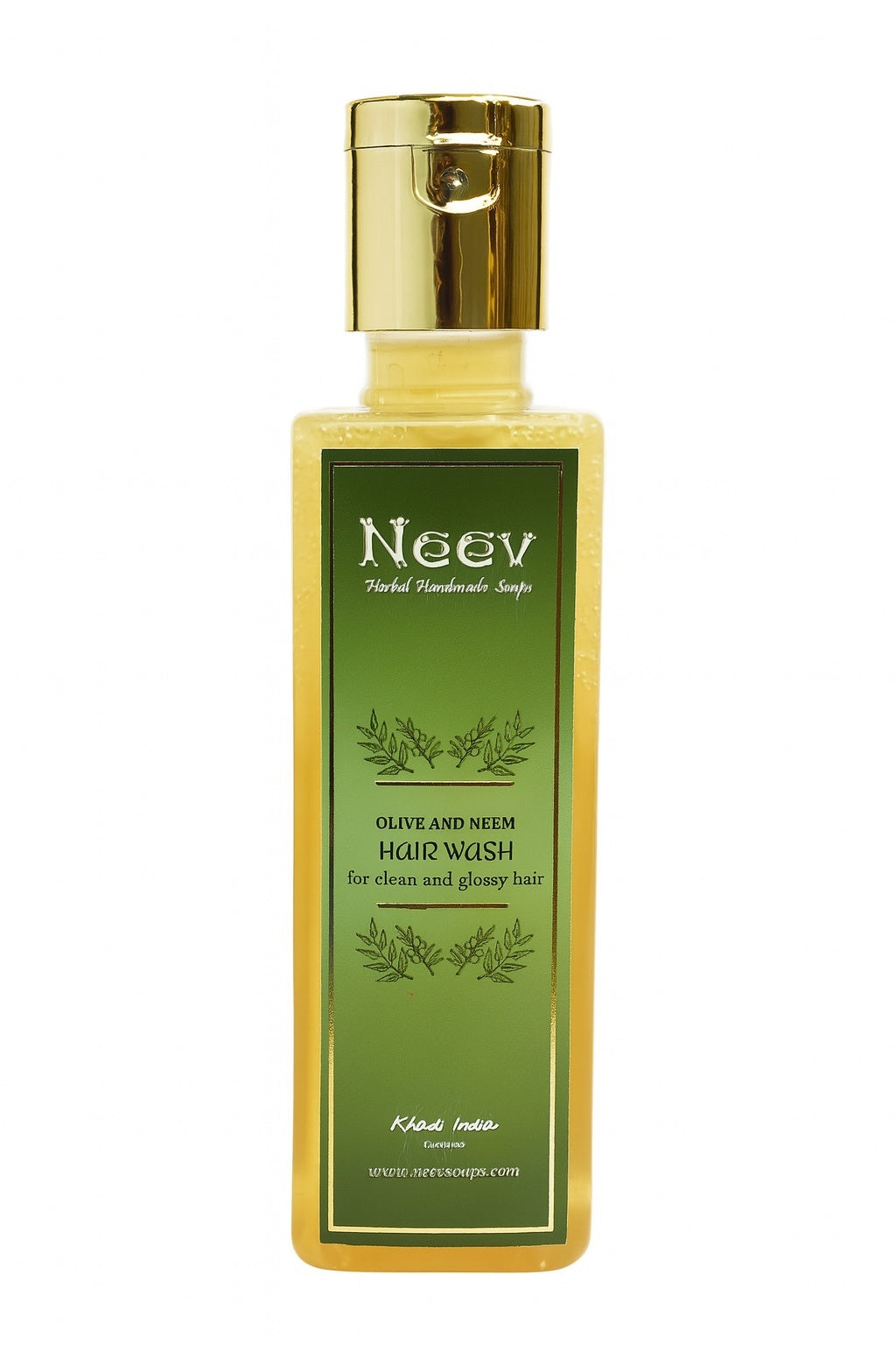 Olive Neem Hair Wash - For Clean and Glossy Hair