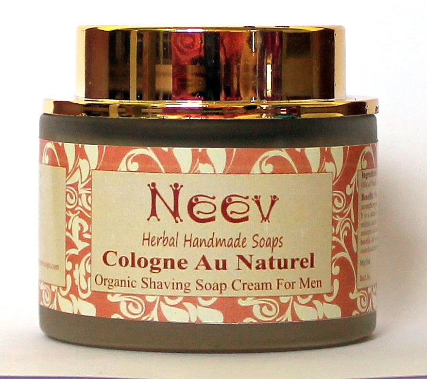 Cologne Au Naturel  Organic Shaving Soap Cream For Men